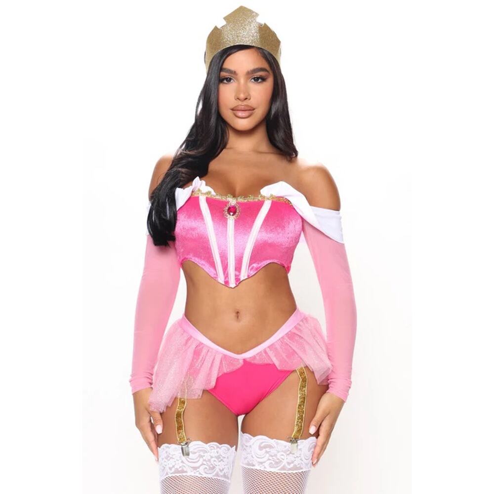 NEW Dreamy Princess Sleeping Beauty Sexy Halloween Cosplay Costume